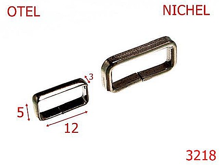 Pasant pafta - 3218/PASANT CURELUSA-12-mm-3-nichel---6H8--