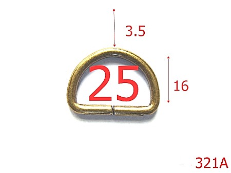 Inele D - 321A/INEL D  25MM*  3.5 MM/ANTIK-25-mm-3.5-antic-2C2-2D2-2C8----