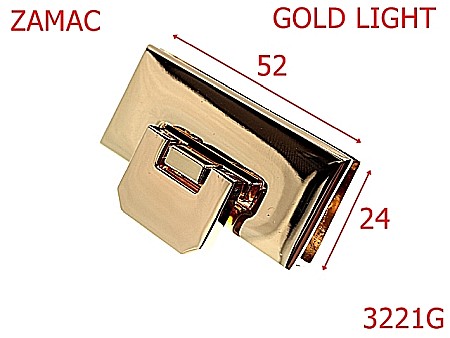 Inchizatori - 3221G/INCHIZATOARE  MARGINE-52X24-mm---gold light---14C17-14H12--13i10