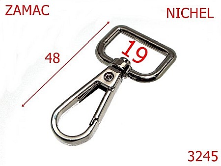 Carabine poseta - 3245/CARABINA POSETA-19-mm---nichel--5G2-5G4-5F2-5F5-5F6--