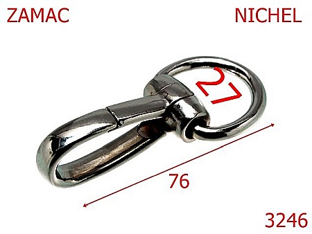 Carabine poseta - 3246/CARABINA POSETA-27-mm---nichel-5H2-5V8-5A6--