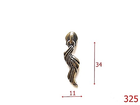 Cursori fermoar - 325/CURSOR FERMOAR NR5-Nr 5-mm---nichel-----