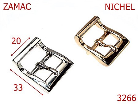 Catarame poseta - 3266/CATARAMA POSETA-20-mm---nichel-6H1--6B7-5G5--
