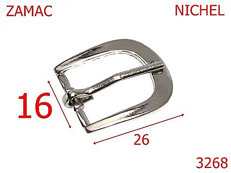 Catarame poseta - 3268/CATARAMA POSETA-16-mm---nichel---AI44--