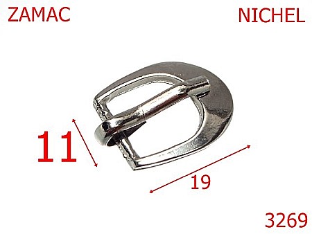 Catarame poseta - 3269/CATARAMA POSETA-11-mm---nichel-----J43