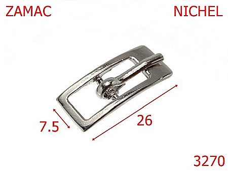 Catarame poseta - 3270/CATARAMA POSETA-7.5-mm---nichel-----Z44
