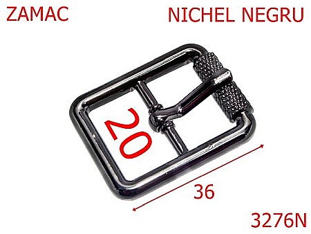 Catarame poseta - 3276N/CATARAMA POSETA-20-mm---nichel negru-7A5--6B8-5H4--