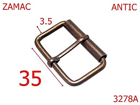 Catarame rola si 1 cui - 3278A/CATARAMA CU ROLA-35-mm-3.5-antic-7D7--7A6-6K7--