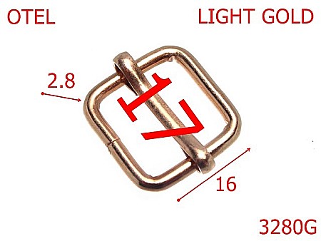 Catarame cu reglaj - 3280G/CATARAMA CU REGLAJ-17-mm-2.8-gold--4i8-4J8---
