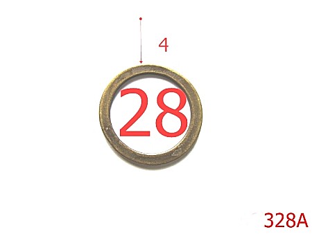Inele rotunde - 328A/INEL O  28MM * 4 MMM / ZAMAK / ANTIK-28-mm-4-antic---4B3--G2