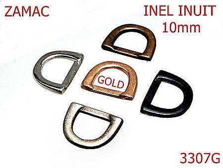 Inele D - 3307G/INEL INUIT-10-mm---gold light-----