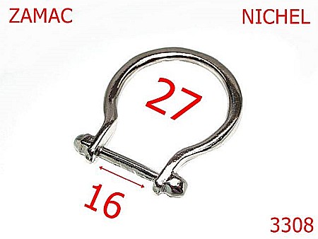 Inele D - 3308/INEL D-16-mm---nichel--2G8---