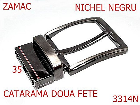 Catarame - 3314N/CATARAMA ROTATIVA-35-mm---nichel negru---6A6/7K4/7L5/7L6--