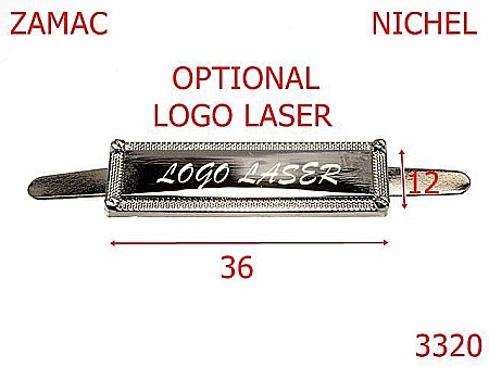 Placute ornamentale - 3320/PLACUTA ORNAMENTALA-36X12-mm---nichel-15A7--15A7--