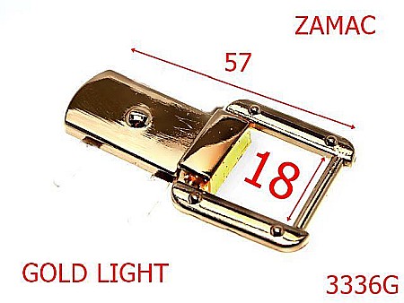 Sustinatori poseta - 3336G/SUSTINATOR MANER POSETA-18-mm---gold light---5F6/58--