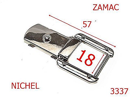 Sustinatori poseta - 3337/SUSTINATOR MANER POSETA-18-mm---nichel---4L8/AL3--