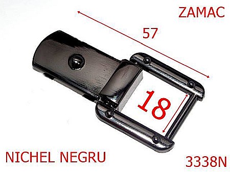 Sustinatori poseta - 3338N/SUSTINATOR MANER POSETA-18-mm---nichel negru---5F6/3A4--