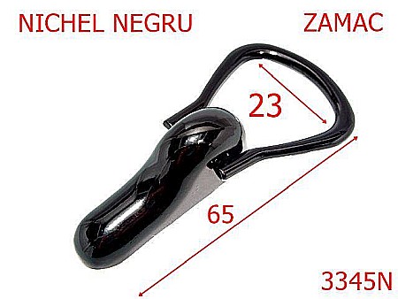 Sustinatori poseta - 3345N/SUSTINATOR MANER POSETA-23-mm---nichel negru---5I7/7G4--