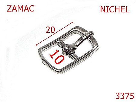 Catarame - 3375/CATARAMA 10MM-10-mm---nichel---10C34--