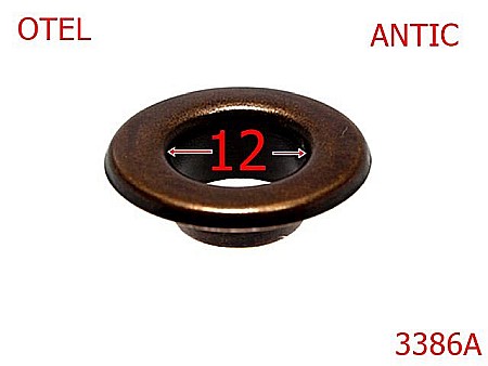 Ocheti - 3386A/OCHET 12mm-12-mm---antic---5I4--