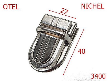 Inchizatori servieta - 3400/INCHIZATOR TIK TUK-27X40-mm---nichel---13H12--