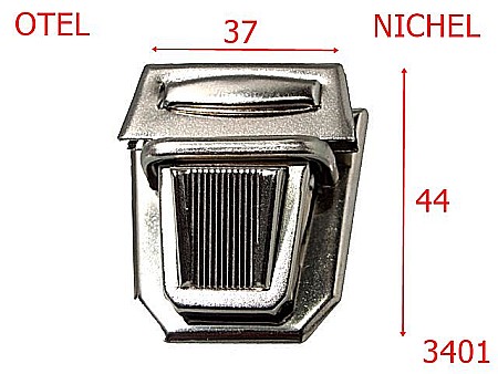 Inchizatori servieta - 3401/INCHIZATOR TIK TUK-37X44-mm---nichel---14B10-14B12-14B11