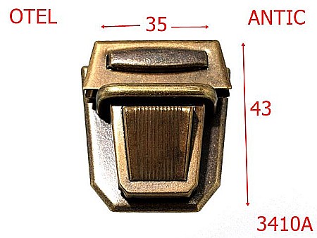 Inchizatori servieta - 3410A/INCHIZATOR TIK TUK-35X43-mm---antic---14L12--
