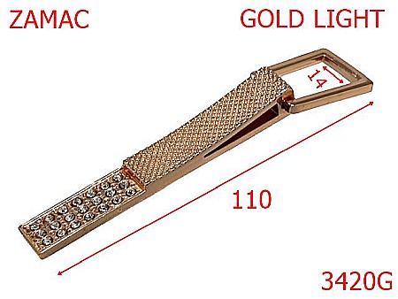 Sustinatori poseta - 3420G/SUSTINATOR POSETA-14-mm---gold light---7K7--