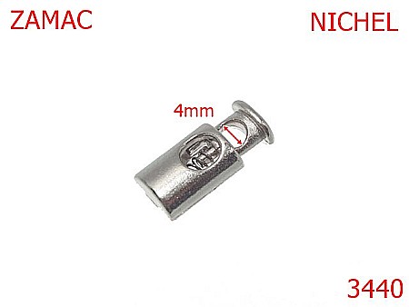 Accesorii confectii - 3440/BLOCATORI SNUR-4-mm---nichel-21 B 2----