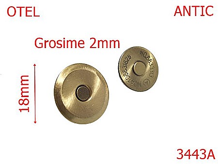 Magneti - 3443A/MAGNET PLAT -18-mm---antic-15B1----