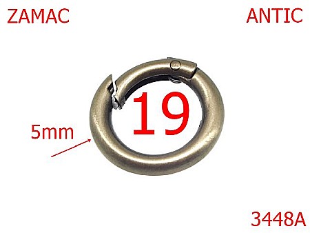 Inele carabina - 3448A/INEL CARABINA -19-mm-5-antic-23A3----