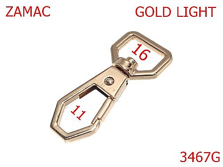 Carabine poseta - 3467G/CARABINA POSETA-16-mm---gold light--5B9-5A8-2G3--