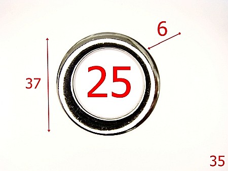 Inele - 35/INEL ROTUND 25*6 MM NIKEL-25-mm-6-nichel---4D4--K29