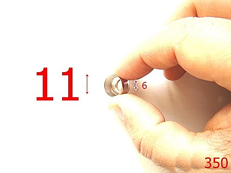 Clopotei poseta - 350/CLOPOTEI SNUR -NIKEL-11-mm---nichel-15A5--4H8--A22