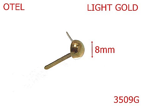 Picioruse fund - 3509G/PICIORUS FUND 8 mm-8-mm---gold light---4H7--