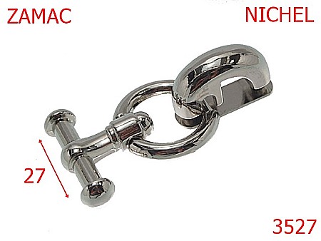 Sustinatori poseta - 3527/SUSTINATOR 27 MM-274-mm---nichel---4H4--