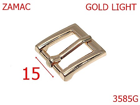 Catarame - 3585G/CATARAMA 15 mm-15-mm---gold light--7J6---