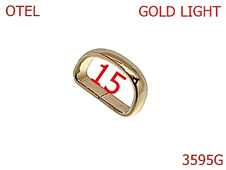 Pasant pafta - 3595G/PASANT 15 MM-15-mm---gold light---13A18-1C6-10B27--