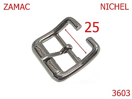 Catarame - 3603/CATARAMA DESPICATA 25 mm-25-mm---nichel-6C6-6C8-6F1-6F4-6i8-7B7-7E8--