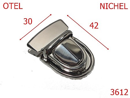 Inchizatori - 3612/TIK-TUK POSETA-30X42-mm---nichel---12F10--12K3