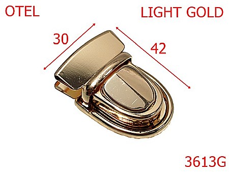 Inchizatori - 3613G/TIK-TUK POSETA-30X42-mm---gold light---12E10--