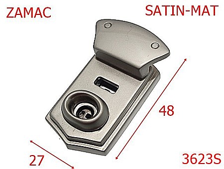 Inchizatori servieta - 3623S/INCHIZATOARE SERVIETA-27X48-mm---SATIN---12G11--