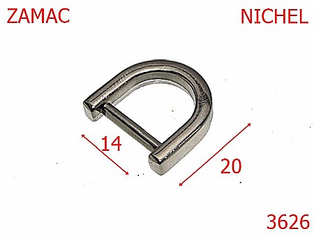 Inele D - 3626/INEL 14 mm-14-mm---nichel---3E5--