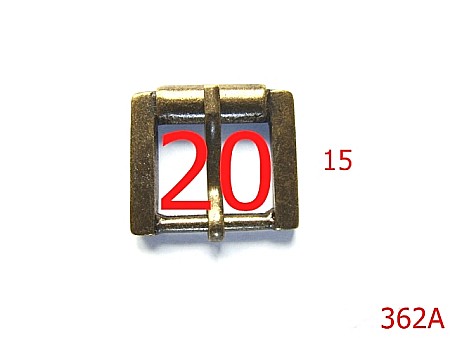 Catarame poseta - 362A/CATARAMA 20MM  /  ZAMAK/ANTIK-20-mm---antic-----S40