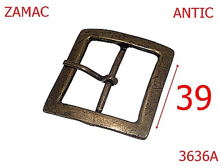 Catarame - 3636A/CATARAMA POSETA -39-mm---antic-6K4-6K3-6F1-3H6-7A8--