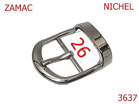 Catarame - 3637/CATARAMA POSETA -26-mm---nichel--6F6-7F7--