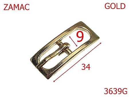 Catarame - 3639G/CATARAMA POSETA -9-mm---gold--7K3-7E8--