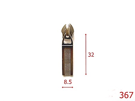 Cursori fermoar - 367/CURSOR-Nr 5-mm---nichel---2D3--K36