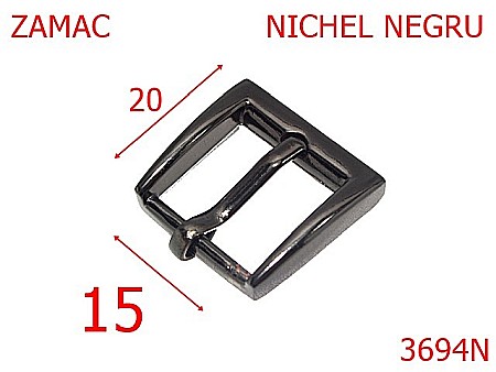 Catarame - 3694N/CATARAMA-15-mm---nichel negru-7J3--14D14--