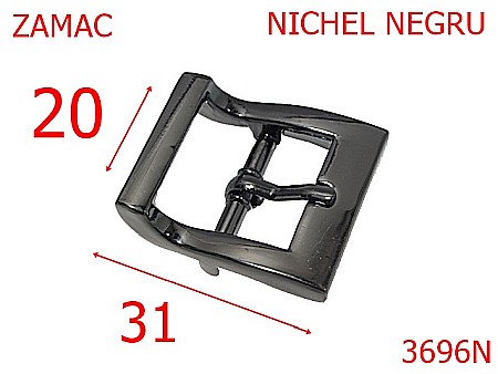Catarame - 3696N/CATARAMA-20-mm---nichel negru-7B6----